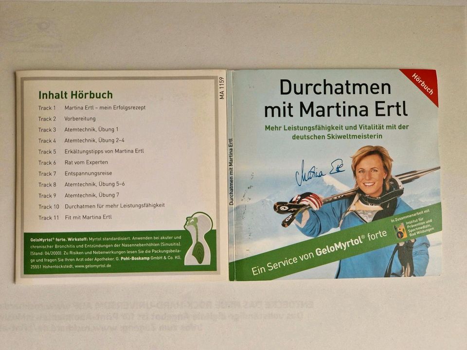 ☀️ Durchatmen mit Martina Ertl Hörbuch CD GeloMyrtol®️forte in Mainz