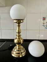 Vintage Tischampe Tischeuchte Messing/Glas Bauhaus Art Deco Köln - Rath-Heumar Vorschau