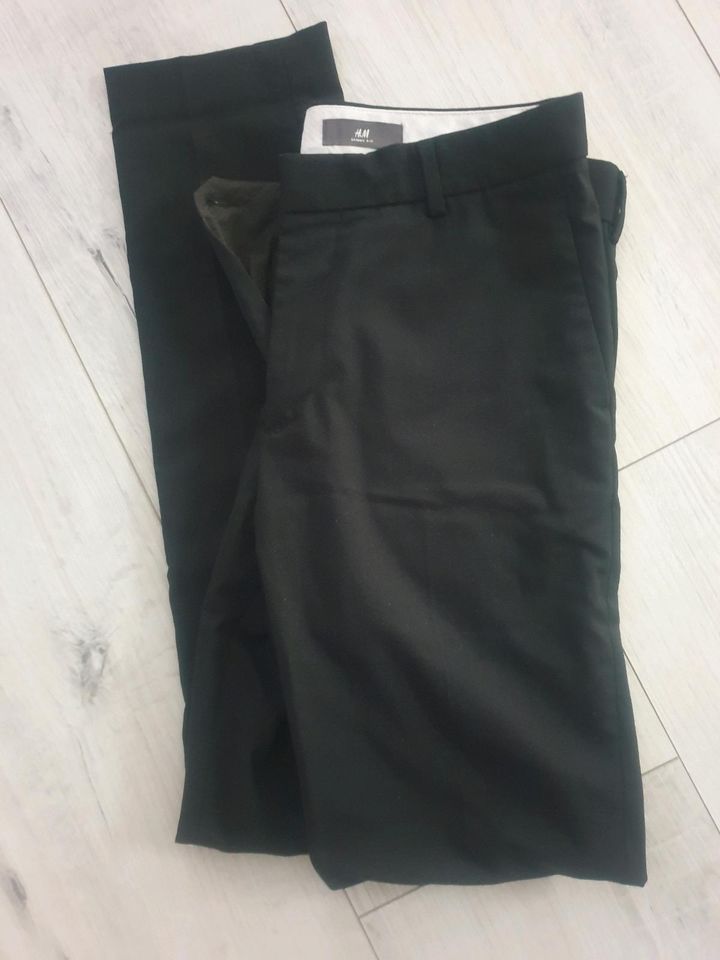 H&M Anzugshose Gr. 48, schwarz, Herren in Nordholz