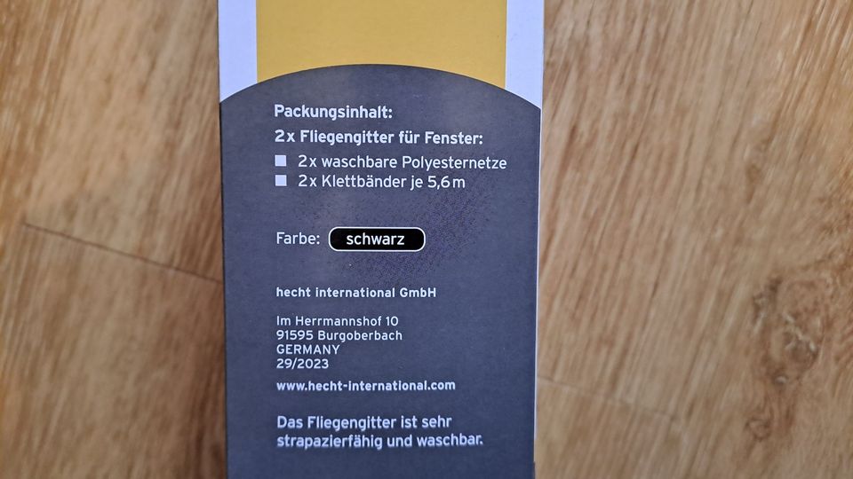 Fliegengitter schwarz Klettband 5,6m Polyesternetz Insektenschutz in  Nordrhein-Westfalen - Herne | eBay Kleinanzeigen ist jetzt Kleinanzeigen