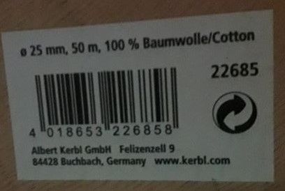 25mm 100% Baumwollseil 44m Tau Handlauf Kletterseil Führstrick in Dormagen