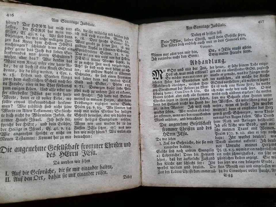 Angenehme Gesellschaft frommer Christen 1793 antikes Buch in Lutherstadt Wittenberg