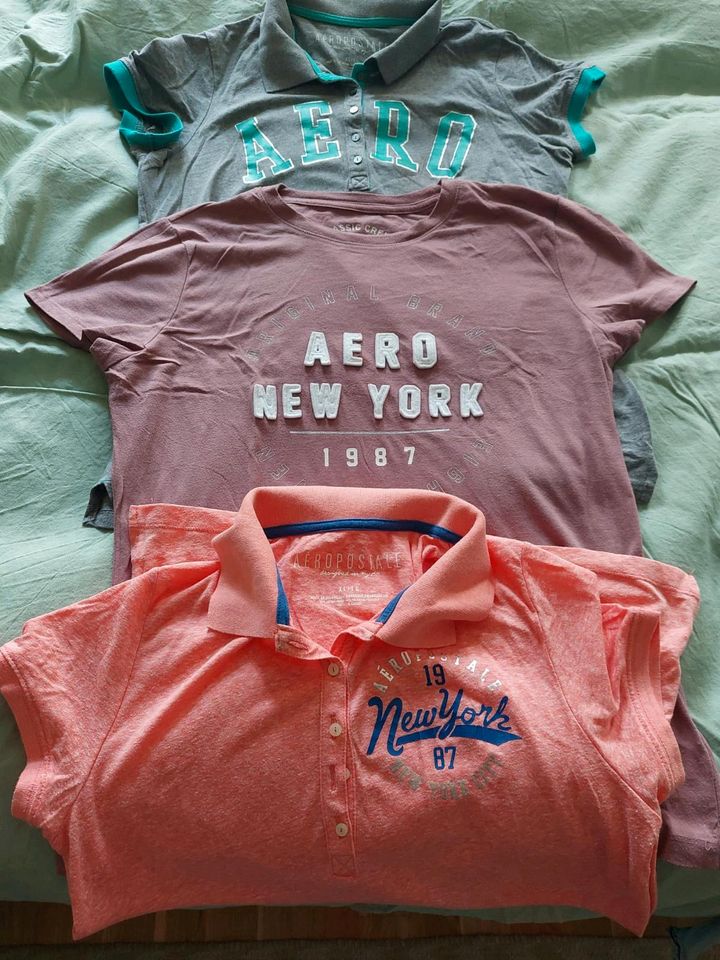 3 x Aero Postale New York Shirts Damen / Teens USA Polo + Shirt in Leipzig