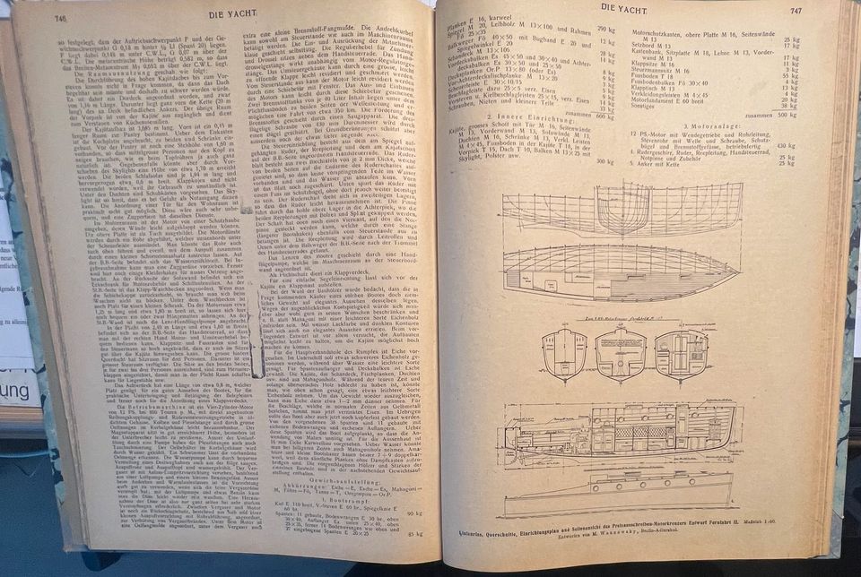 Die Yacht von 1919  etwas für jeden Bootsfahrer. in Ganderkesee