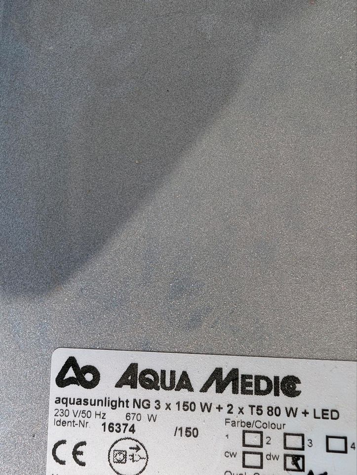 Aquarium Lampe von aqua medic in Groß Wittensee