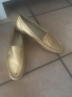 Neue goldene PASCUCCI Leder Ballerina Halbschuhe Gr.40,5 Hessen - Büdingen Vorschau