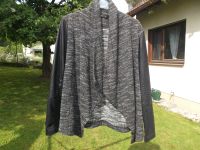 Strickjacke mit Kunstledereinsatz Gr L Bayern - Burgheim Vorschau