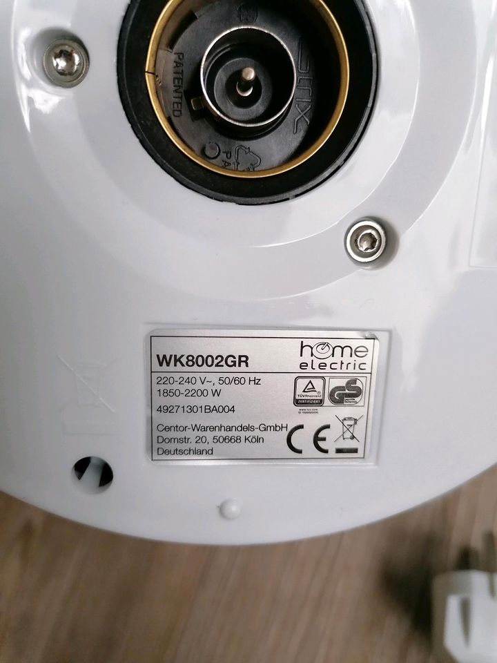 Wasserkocher Home Electric 1,5l in Scharbeutz