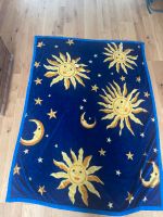 Kuscheldecke Decke Kinder blau Sonne Mond Sterne Hessen - Bad Soden am Taunus Vorschau