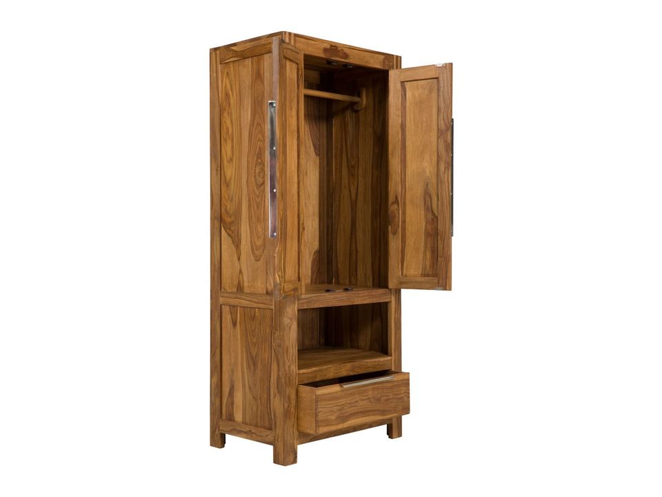 Kleiderschrank/Flurschrank Holz Palisander 80 x 190 x 53 cm in Ronneburg