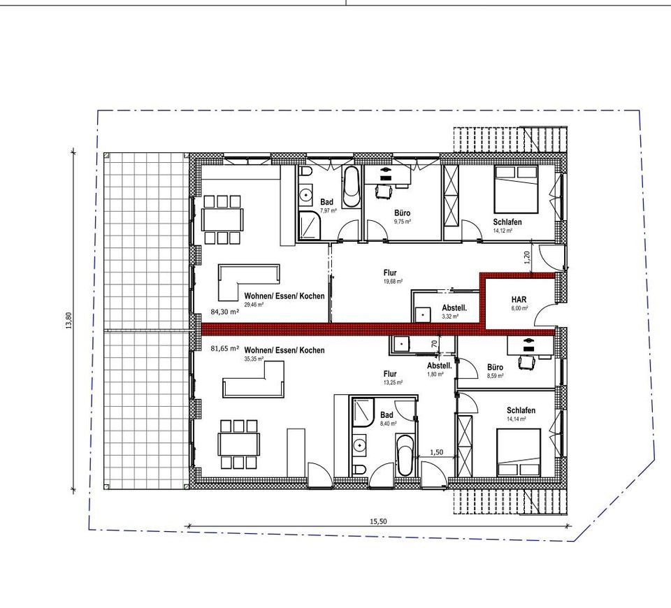 Moderne Loft-Wohnung Fernwald – 85 qm mit Gartenblick in Fernwald