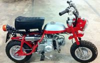 Honda Monkey Z50A Z50 A Tuning Auspuff obenliegend chrom Altona - Hamburg Rissen Vorschau