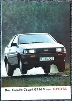 Prospekt Toyota Corolla Coupe GT 16 V 12/1983 Modelljahr 1984 Nordrhein-Westfalen - Mönchengladbach Vorschau