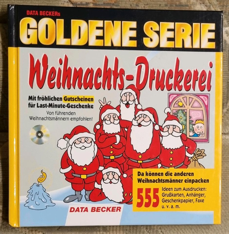 Data Becker Goldene Serie - Weihnachts - Druckerei mit 555 Ideen in Langenselbold