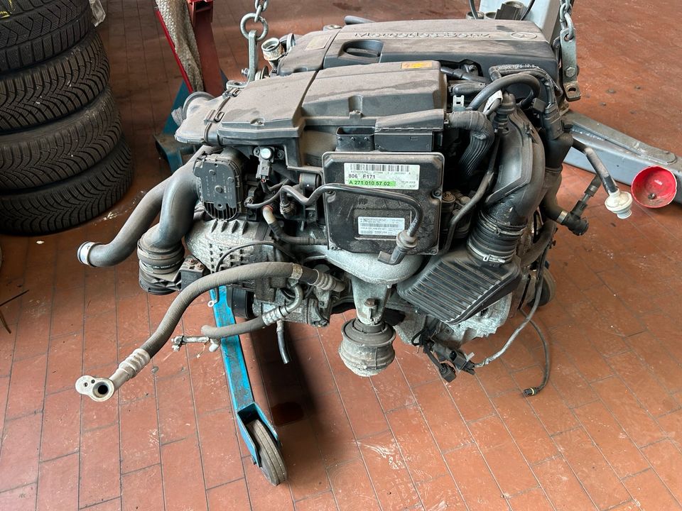 Mercedes Benz SLK R171 1.8 Komp Motor komplett 271944 in Idar-Oberstein