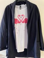 Trigema Swarovski Jacke Blazer + T-Shirt Gr. M Flamingo Neu Hessen - Niestetal Vorschau