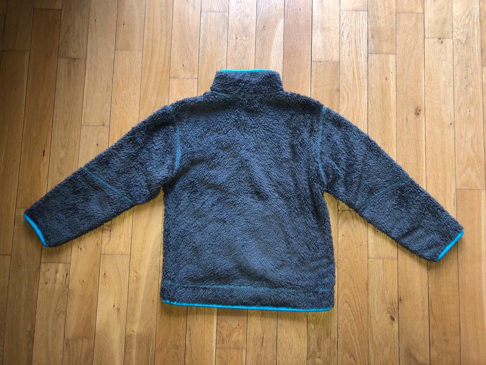 Jako-o Teddyfleece Jacke 128/134 grau türkis Fleecejacke in Berlin