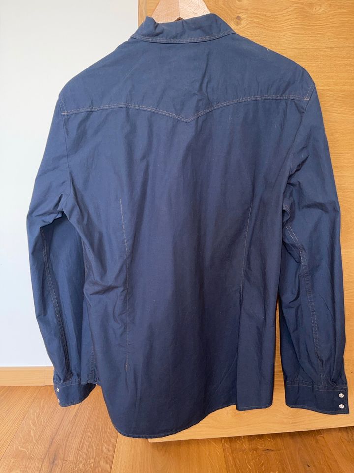 Energie Hemd dunkelblau Marine XL 1x getragen inklusive Versand in Schöllnach