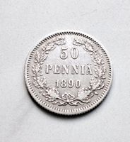 Finnland 50 Penniä 1890 L ,Alexander III -Top Erhaltung !! Silber Hessen - Rödermark Vorschau