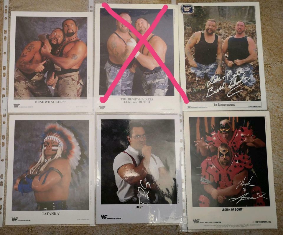 WWF WWE Wrestling Promo Foto Autogramm in Halberstadt