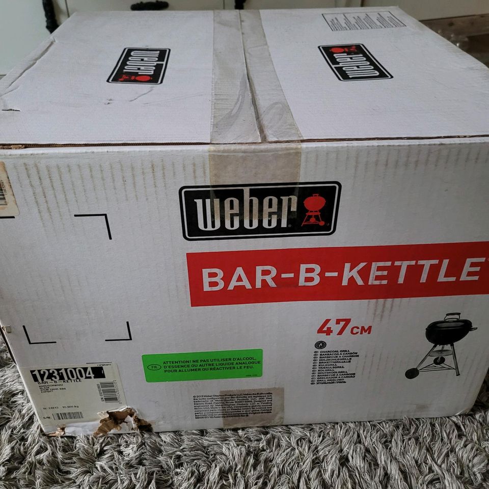 Weber Kugelgrill Bar Be Kettle 47cm Grill Neu OVP in Herne
