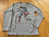 Philipp Plein Langarmshirt MARVEL Gr 140 Capitain America Nordrhein-Westfalen - Lüdenscheid Vorschau