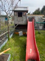 Kinder Gartenhäuschen mit Rutsche und Treppe Bayern - Weilheim i.OB Vorschau