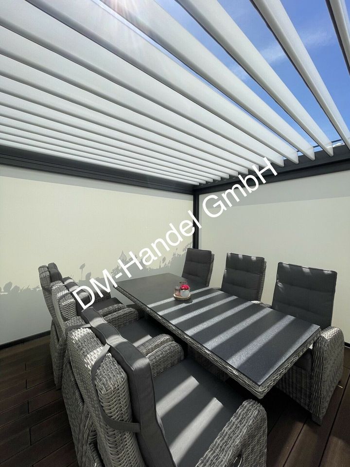 NEU Lamellendach 5,8x4m Terrassenüberdachung Pergola Sonnenschutz in Murrhardt