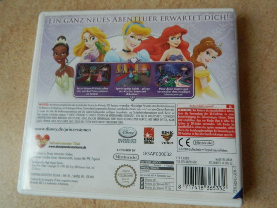 Nintendo 3DS  "Disney Prinzessin- Mein Märchenhaftes Abenteuer" in Recklinghausen