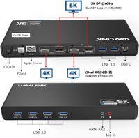 WAVLINK USB 3.0 / USB C Ultra 5K Universal Docking Station Bayern - Regensburg Vorschau