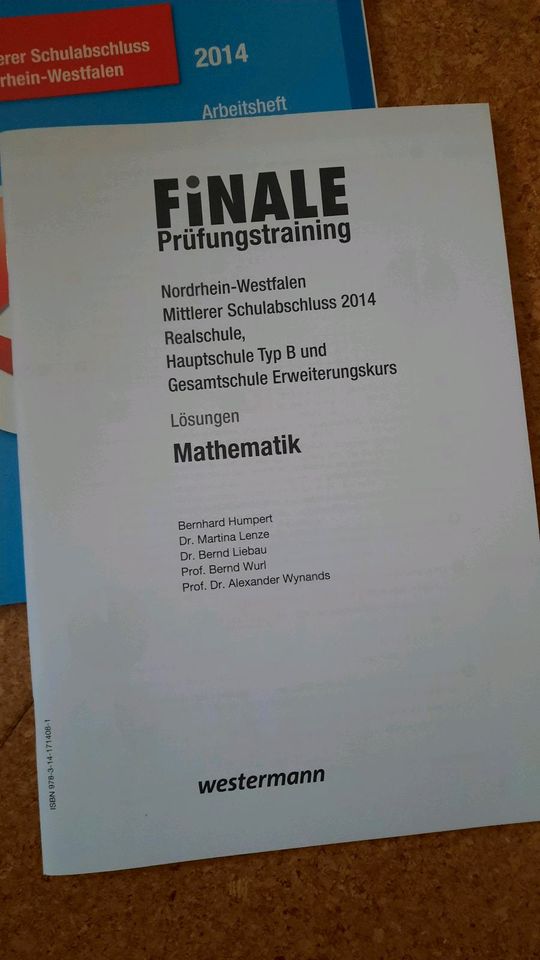 FINALE - Arbeitsheft Mathematik 2014 in Gummersbach