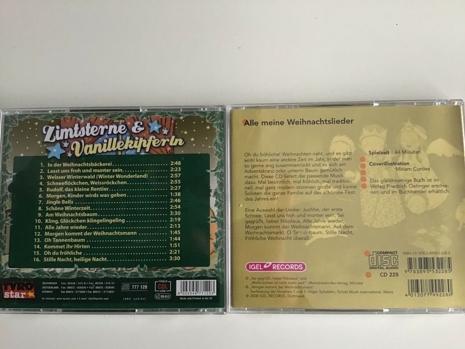 Kinder Musik CD‘s, 8 Stück und eine Hörspiel CD in Lahr (Schwarzwald)