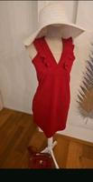 Mango❤️MNG❤️Sommerdress Midikleid rot Rüschen 34XS volant Bayern - Bad Aibling Vorschau