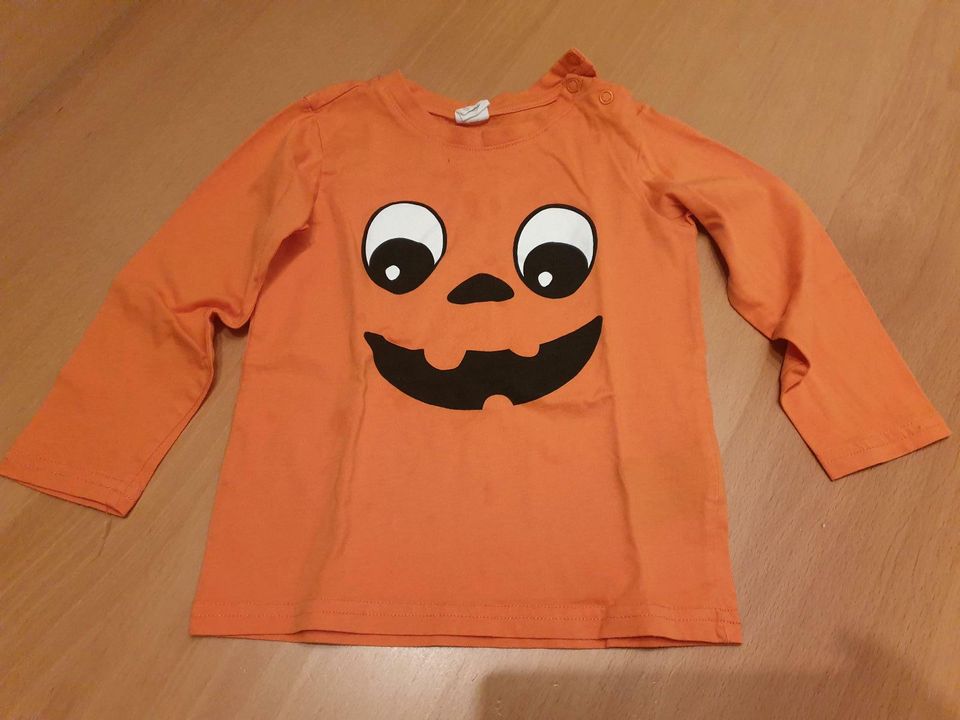 Pullover Kostüm Karneval Fasching Halloween Kürbis Gr 92 H&M in Stendal