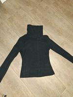 Damen Rollkragenpullover in schwarz Niedersachsen - Quakenbrück Vorschau