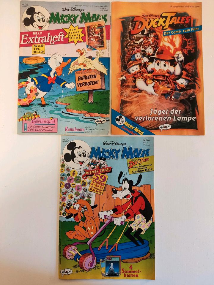 38 Micky Maus Hefte von 1991 (meist gut erhalten, einige Extras) in Hamburg