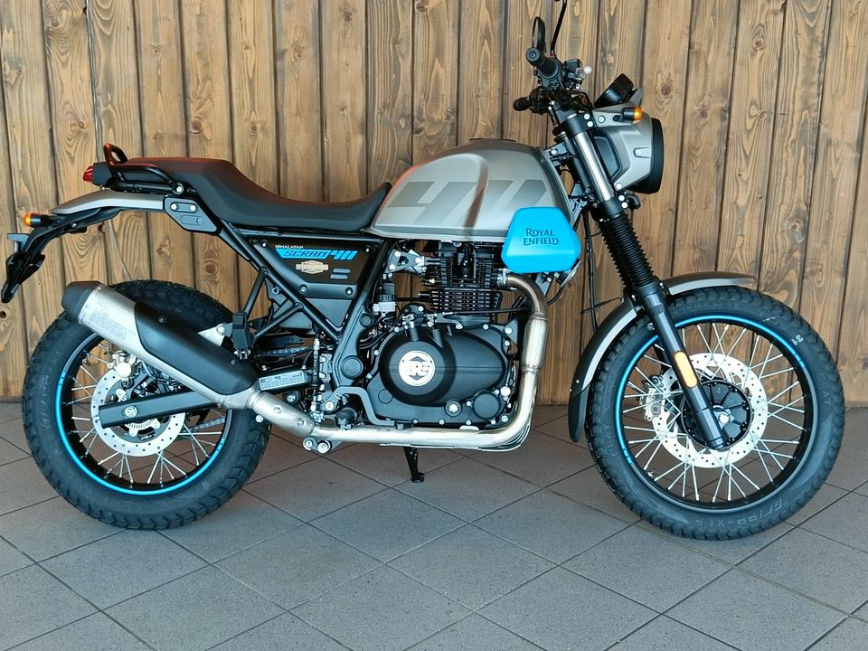 Royal Enfield Scram 411 Graphite Blue SONDERPREIS NEU in Kiel