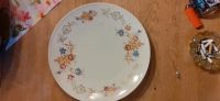 Vintage Speiseteller Kuchenplatte Blumen antik Niedersachsen - Wildeshausen Vorschau