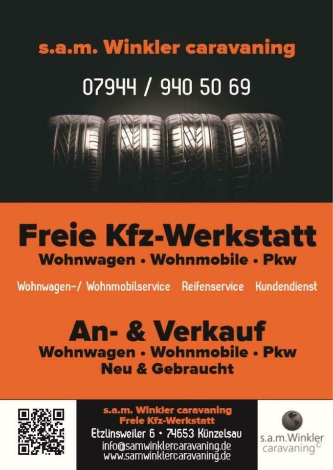 Wohnwagen & Wohnmobile: Reparatur Service Montage Umbau Wartung.. in Künzelsau