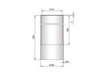300 mm langes Wandfutter Mauermuffe Ofenanschluß 150 mm DN Nordrhein-Westfalen - Overath Vorschau