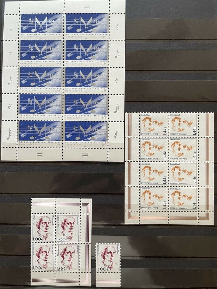 Gültige Postwertzeichen Frankaturware Briefmarken Euro postfrisch in Unterroth