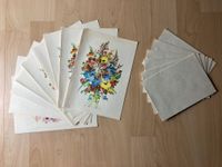 Briefpapier mit Umschläge / Briefumschläge, Blumenmuster Eimsbüttel - Hamburg Harvestehude Vorschau