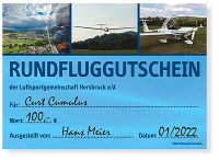 Rundflug Gutscheine Luftsportgemeinschaft Hersbruck Bayern - Heroldsberg Vorschau