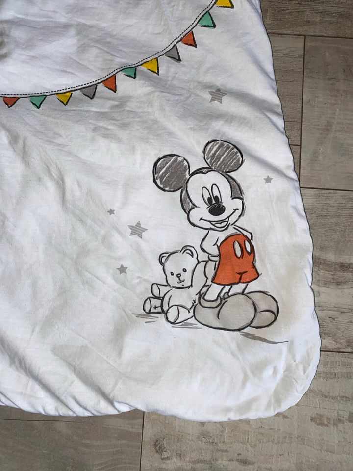 Herding Disney Baby Schlafsack  70 cm  Mickey Mouse Sterne weiß in Herborn