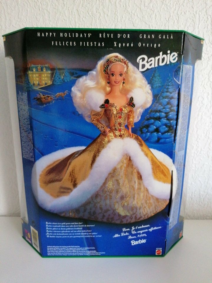 Mattel Barbie Weihnachtsbarbie Puppe OVP 1994 Special Edition! in Würselen