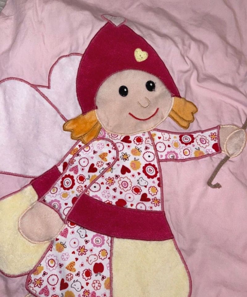 Süßer Schlafsack Sterntaler 90cm Fee Prinzessin rosa Herz in Sulz