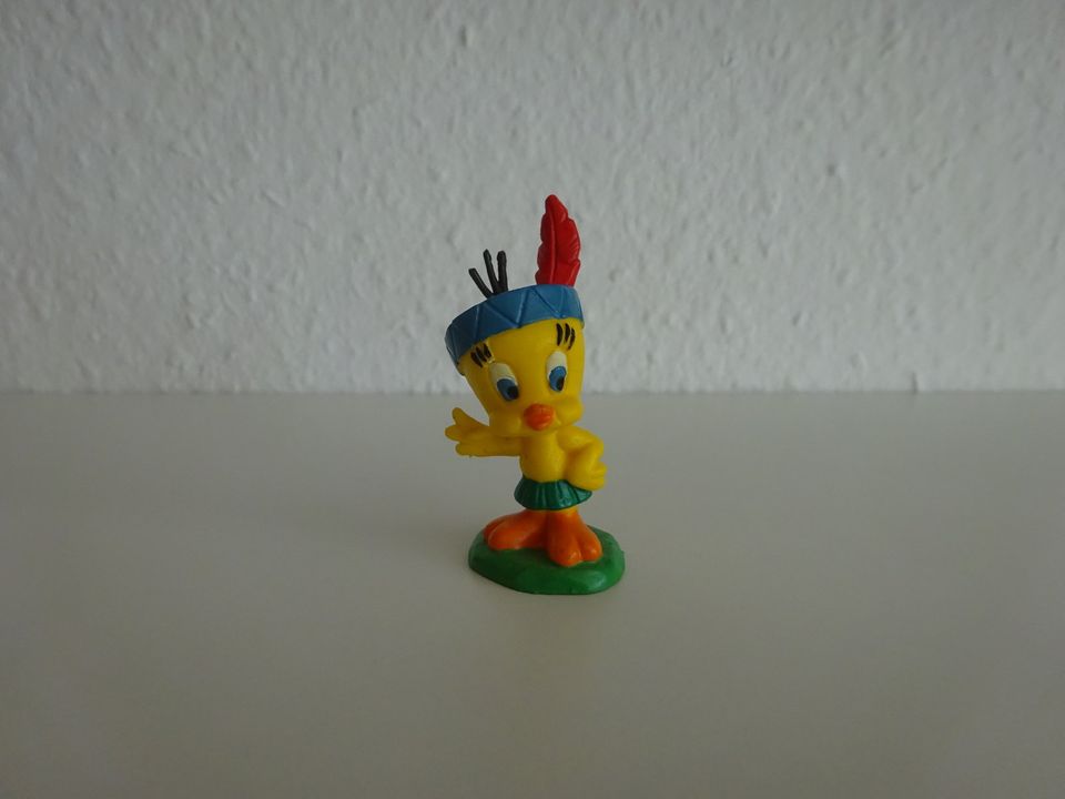 Tweety als Indianer _ Bugs Bunny _ Bully Figur 1983 _ Warner Bros in Isny im Allgäu