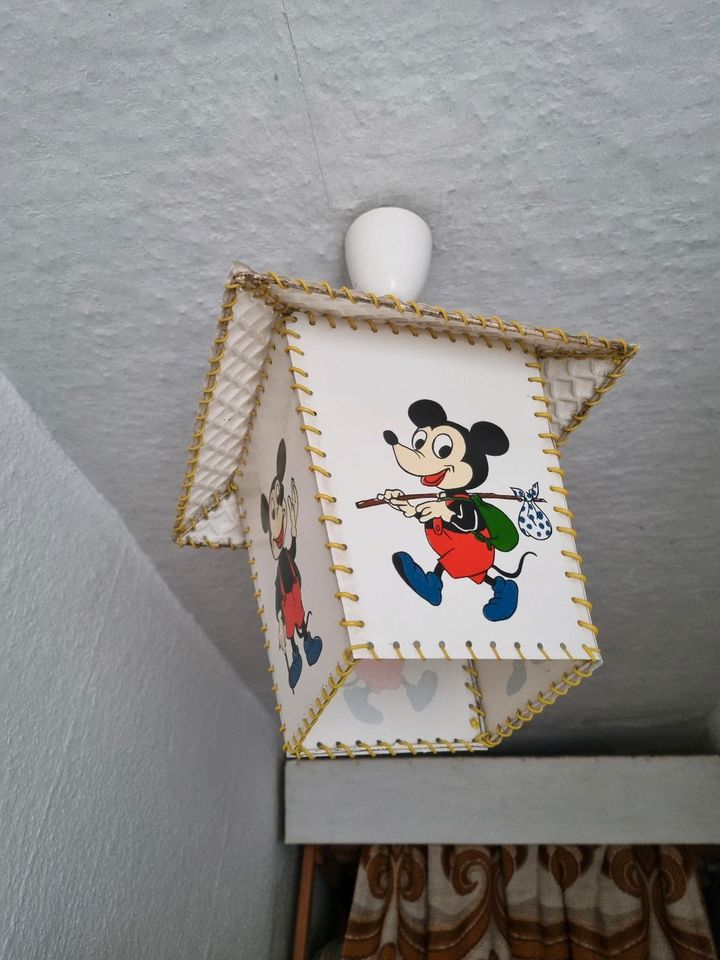 Lampenschirm Mickey Mouse retro in Bad Lobenstein