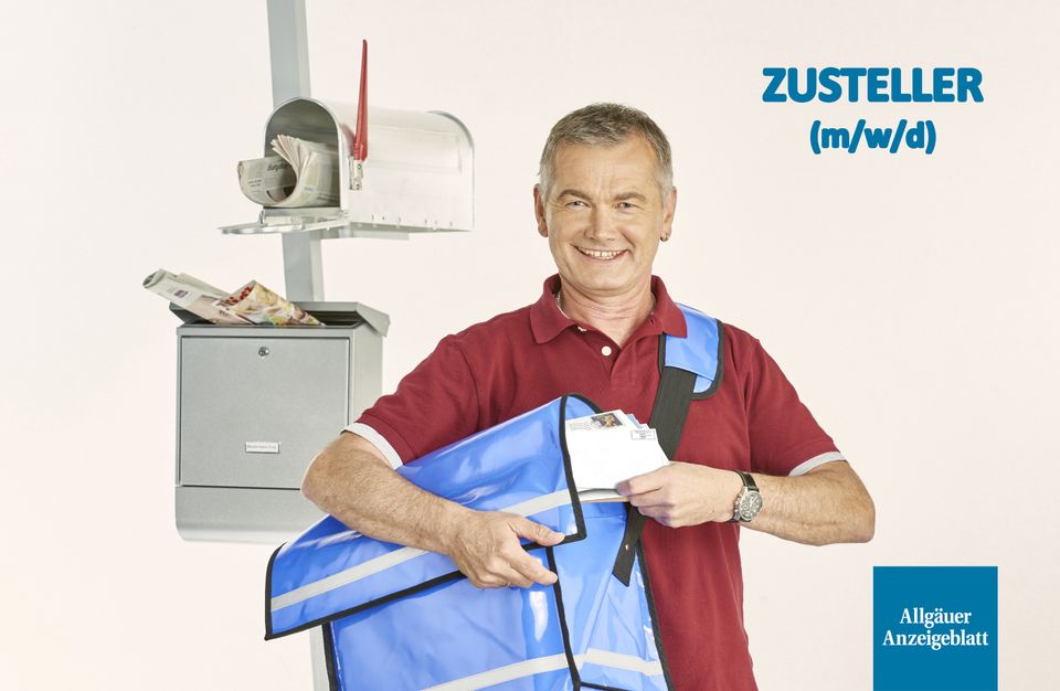 Zeitungszusteller (m/w/d) in Immenstadt - Eckarts, Minijob/TZ in Immenstadt