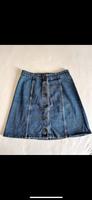 Denim Jeans mini Rock blau XS - S mit Knöpfen vorne Hessen - Marburg Vorschau
